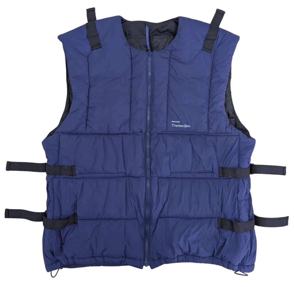 EMCOOLS ThermoGen Hour vest, zipped, laid flat